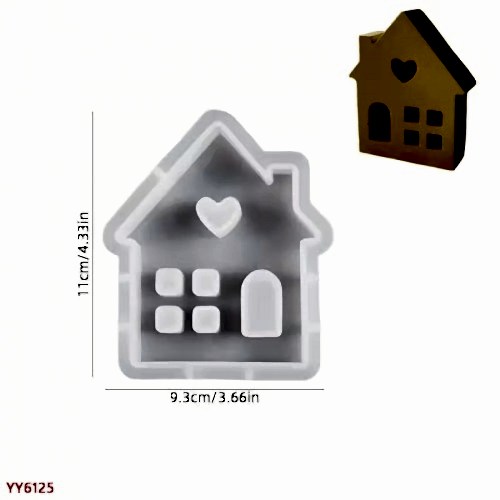 YY6125 Ev Mum Biblo Silikon Kalıp